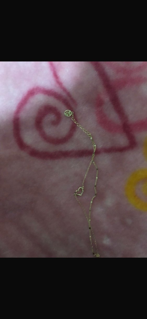 Zincir Detaylı 18 ayar altın kaplama Kadın Bileklik - Görsel 2