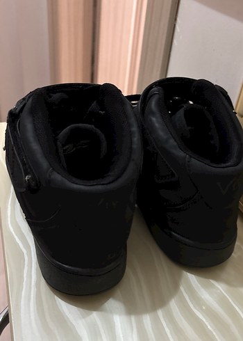 Siyah Spor Ayakkabı Bağcıklı - Görsel 3