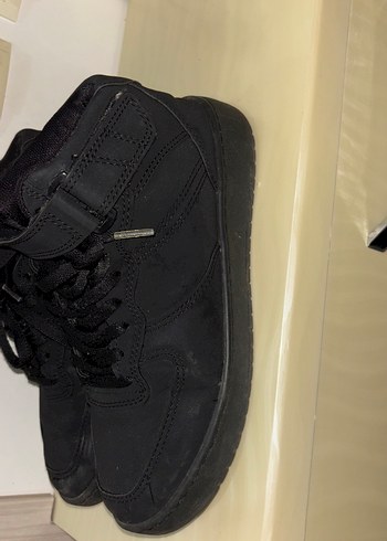 Siyah Spor Ayakkabı Bağcıklı - Görsel 6