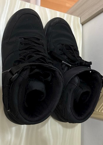 Siyah Spor Ayakkabı Bağcıklı - Görsel 4