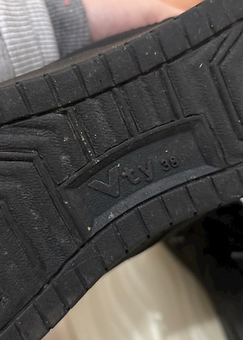 Siyah Spor Ayakkabı Bağcıklı - Görsel 5