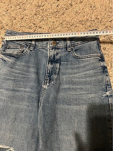 38 Beden lacivert Renk M&S jeans 38