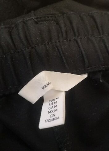 m Beden siyah Renk H&M Hamile Pantalonu