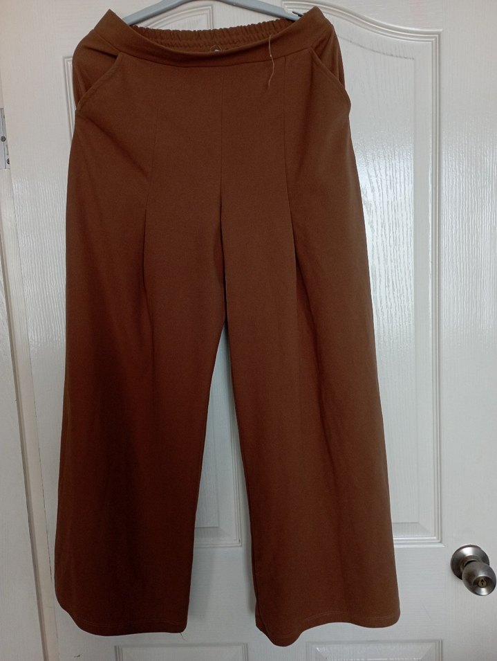 Kadın Keten Rahat Kesim Pantolon - Görsel 2