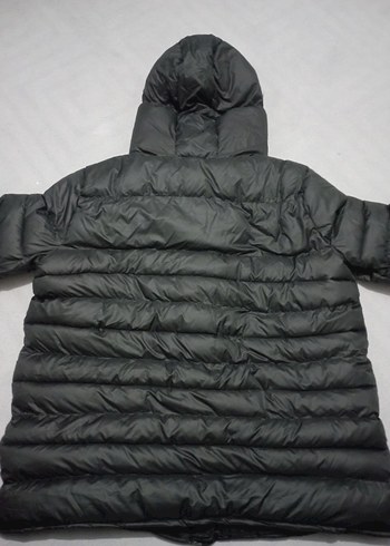 Erkek Siyah Uzun Kapüşonlu Kışlık Mont - Görsel 5