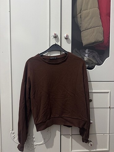 Stradivarius Kahverengi Sweatshirt