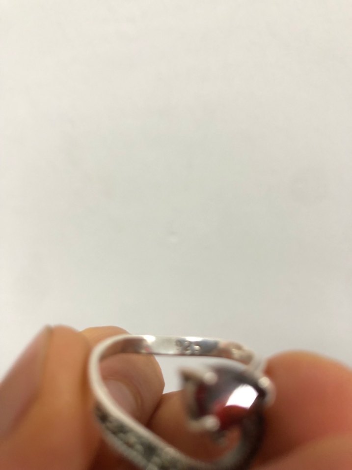 Bordo Taşlı Bohem Kadın Yüzük - Görsel 4