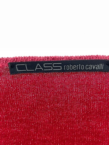 38 Beden bordo Renk Roberto Cavalli Hırka %70 İndirimli.