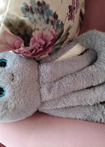 Gri Peluş Ahtapot Oyuncak uyku arkadası - Görsel 3