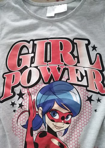 Kız Çocuk Uzun Kollu Baskılı cok cici cizgi kahraman - Görsel 2