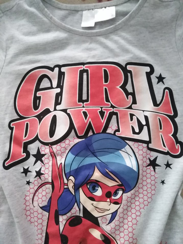 Kız Çocuk Uzun Kollu Baskılı cok cici cizgi kahraman - Görsel 2