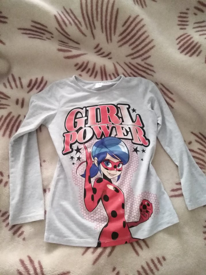 Kız Çocuk Uzun Kollu Baskılı cok cici cizgi kahraman - Görsel 3