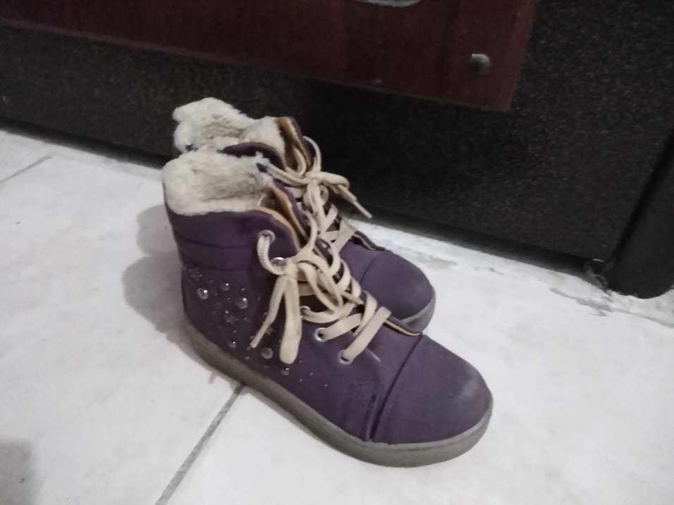 Mor ici Kürklü Bot tertemiz sorunsuz sadece silineck su GecirmeZ - Görsel 3