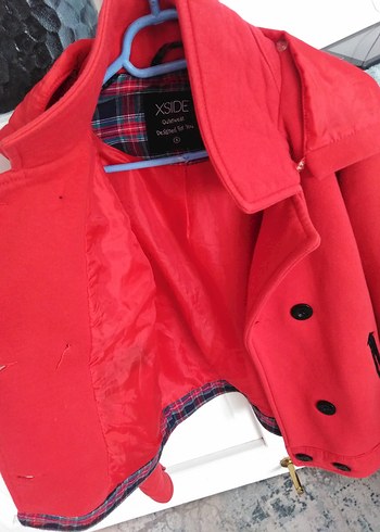 Kırmızı kısa Kaban tertemiz - Görsel 4