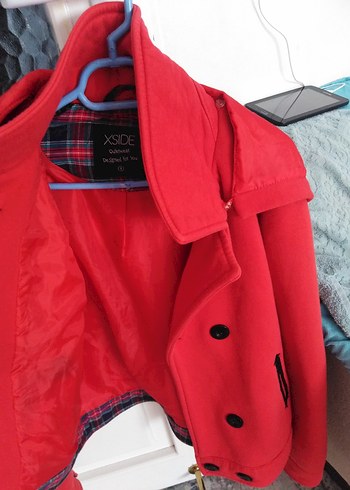 Kırmızı kısa Kaban tertemiz - Görsel 3