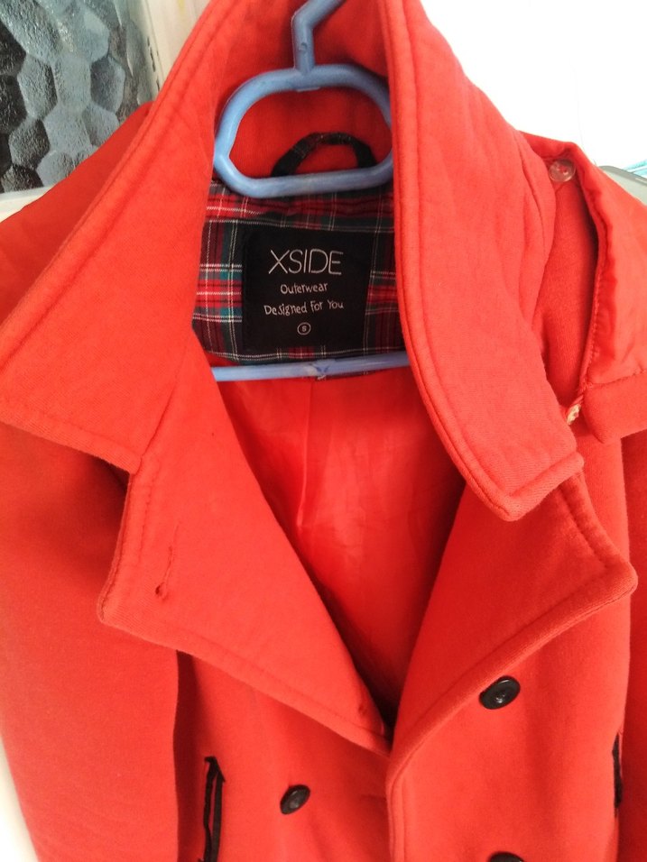 Kırmızı kısa Kaban tertemiz - Görsel 2