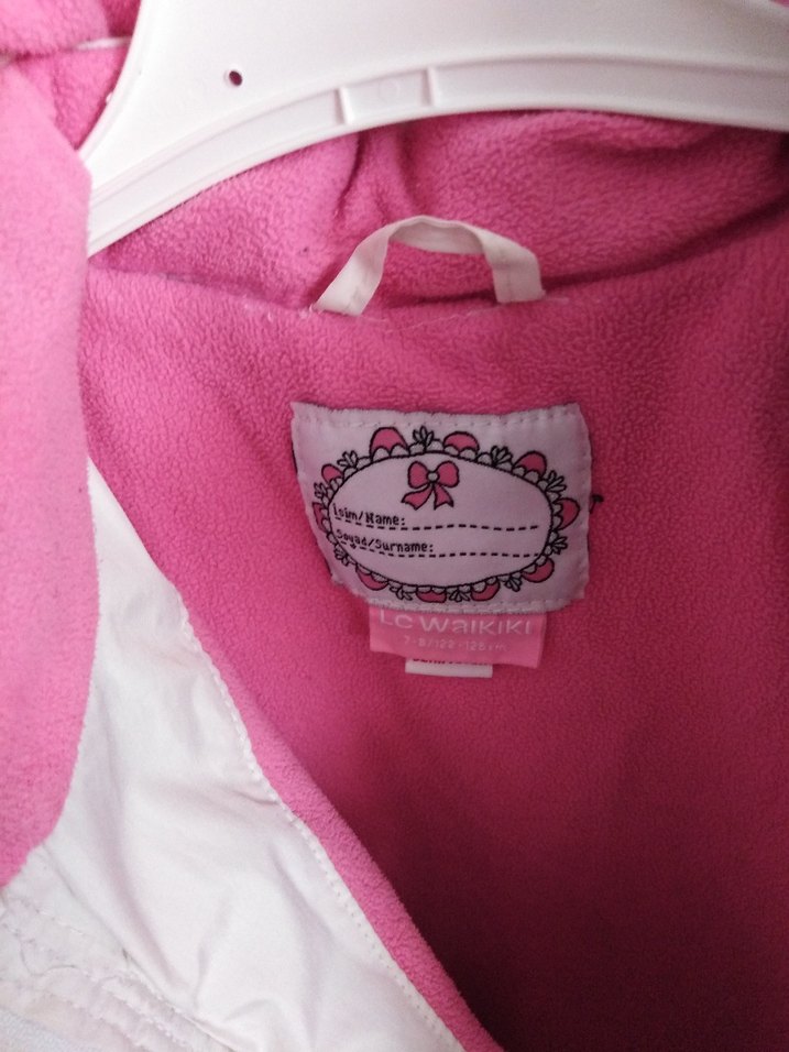 Icı yun kalın usutmez Kız Çocuk Montu - Görsel 3