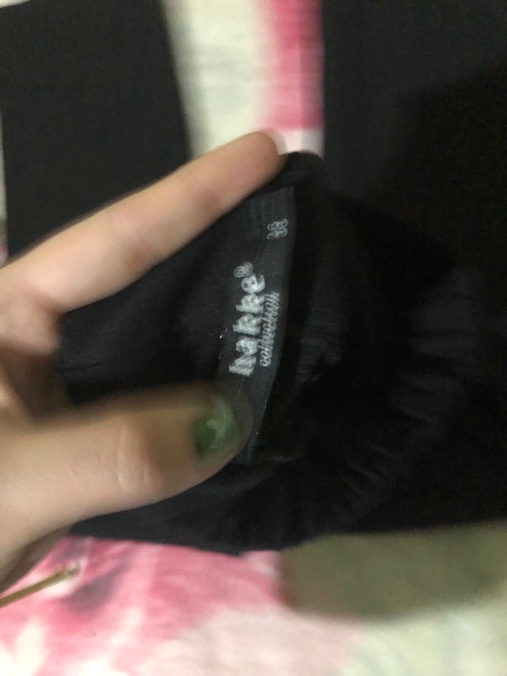 Siyah Kadın Kumaş Pantolon Midi Boy - Görsel 3