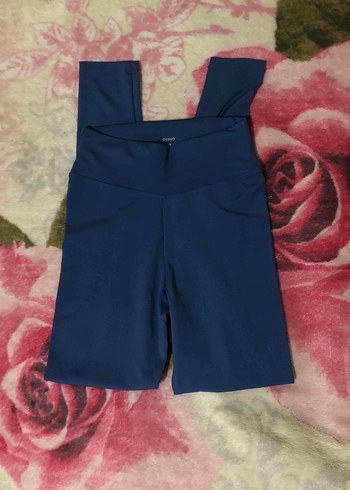 Kadın Mavi Mini Spor Tayt oysho - Görsel 2