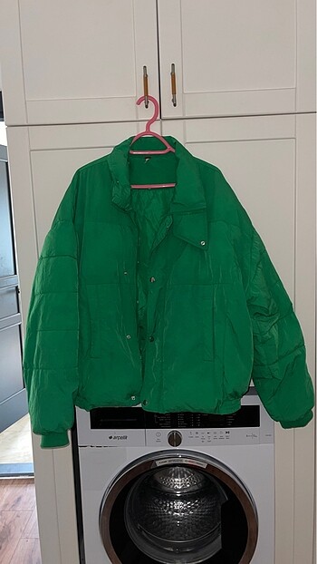 Diğer Free people oversize yeşil mont