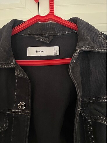 s Beden Bershka siyah kot ceket s beden