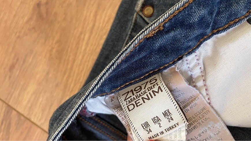 xs Beden 34 beden Zara jean