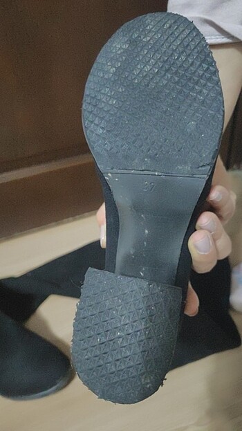36 Beden siyah Renk Çorap Çizme 
