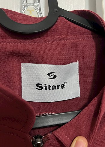 Bordo Kadın Uzun Fermuarlı ferace - Görsel 2