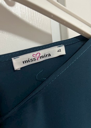 Kadın Lacivert Uzun Volanlı Elbise - Görsel 2