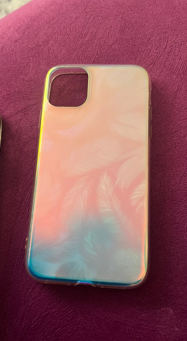 Şeffaf Bohem Pastel Renkli Telefon Kılıfı - Görsel 2