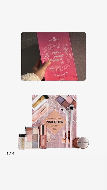 essence advent calendar ve revolution pink glow gift set