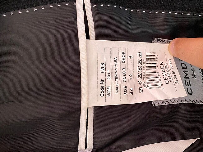 xl Beden siyah Renk Takım elbise