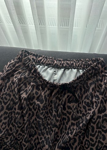 l Beden leopar eşofman altı tiril tiril