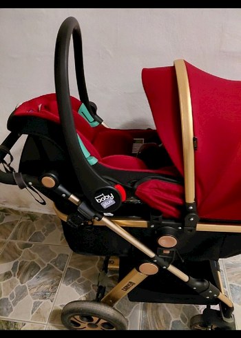 Kırmızı Bebek Arabası travel sistem - Görsel 4