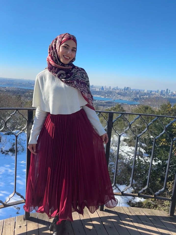 Bordo etek - Görsel 2