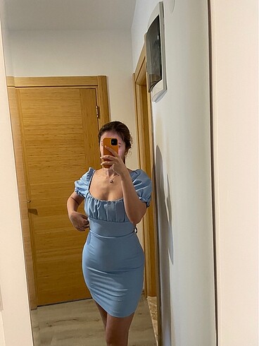 Zara Mavi elbise
