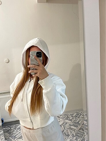 Crop hırka