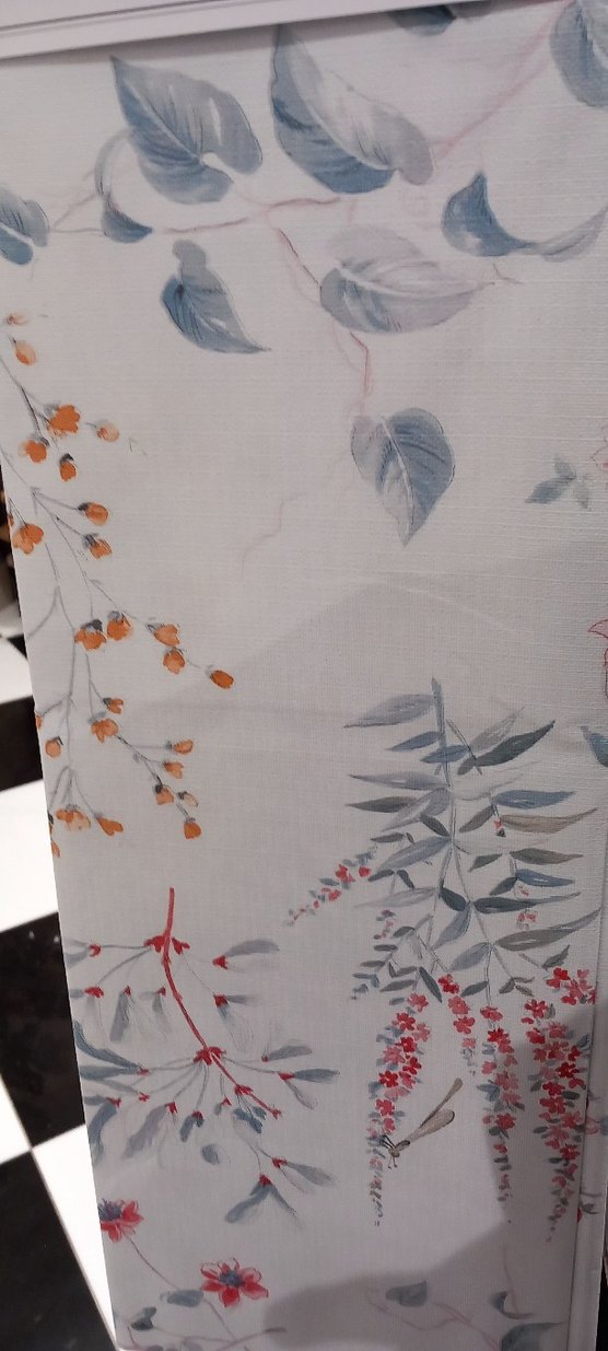 Bohem Pastel Desenli Beyaz Masa Örtüsü 100×145 39×50 - Görsel 2