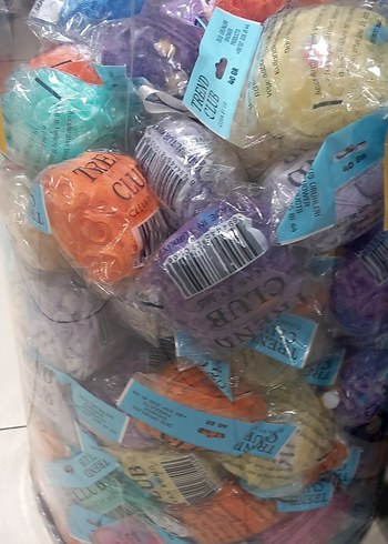 Renkli Çoklu Banyo Süngeri Seti - Görsel 2