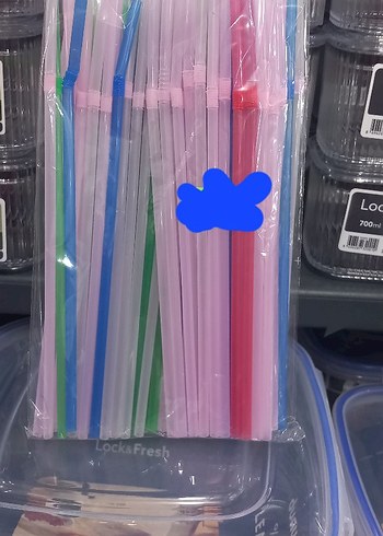 Pastel  Jelatin Sarılı Pipet 50'li - Görsel 2