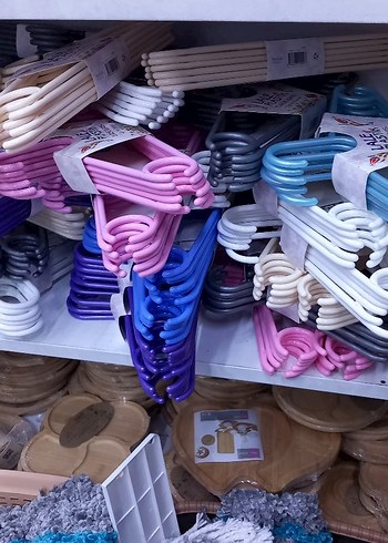 Lale Kristal Mavi Plastik Askı - Görsel 2