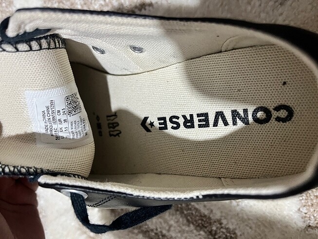 Converse converse platform az giyilmiş