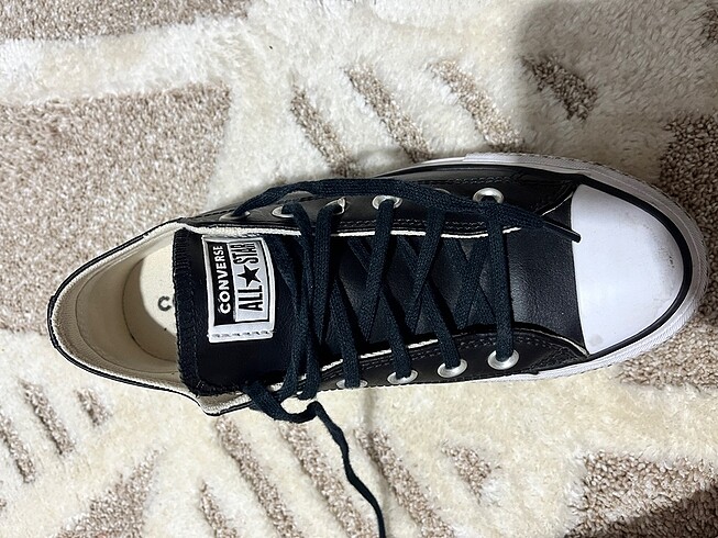 38 Beden converse platform az giyilmiş