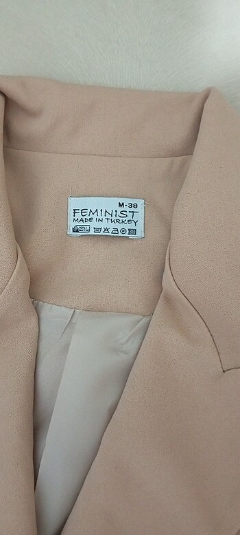 38 Beden camel Renk Pantolon ceket takım