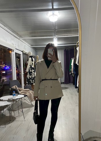 Bej Blazer Ceket