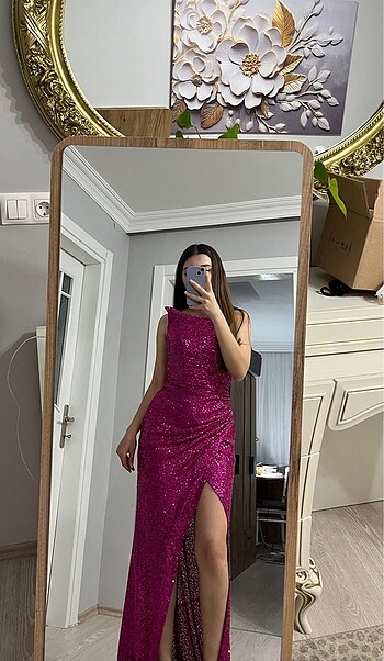 Pembe paletli abiye elbise????