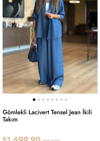 İkili Tensel Denim Takım