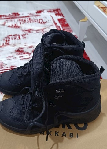 Siyah Kamuflaj Desenli Bağcıklı Erkek Bot - Görsel 2