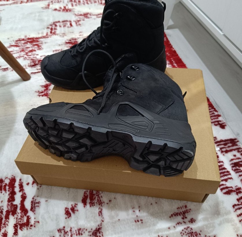 Siyah Kamuflaj Desenli Bağcıklı Erkek Bot - Görsel 3