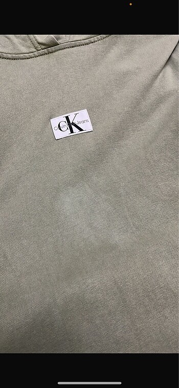 m Beden haki Renk Calvin klein haki kadın sweatshirt
